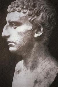 A Roman portrait bust said to be of Josephus BornYosef ben Matityahu 37 AD Jerusalem, Roman Judea Died	c. 100