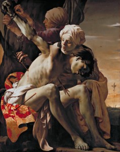 Saint Sebastian Tended by Irene, by Hendrick ter Brugghen